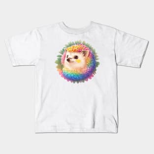 Hedgehog Rainbow Kids T-Shirt